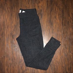 LOU & GREY Charcoal Grey Cozy Legging sz M NWT